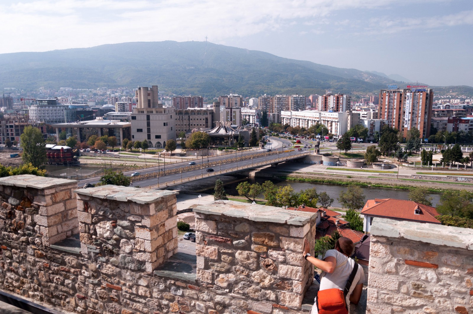 Výhled na Skopje