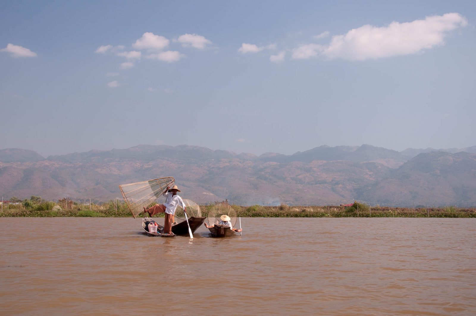 Umělé jezero Inle