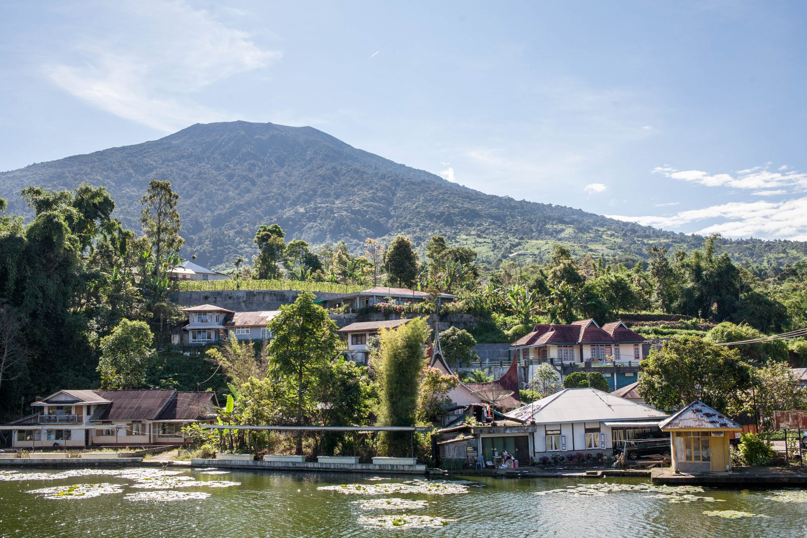 Vesnička pod sopkou Merapi