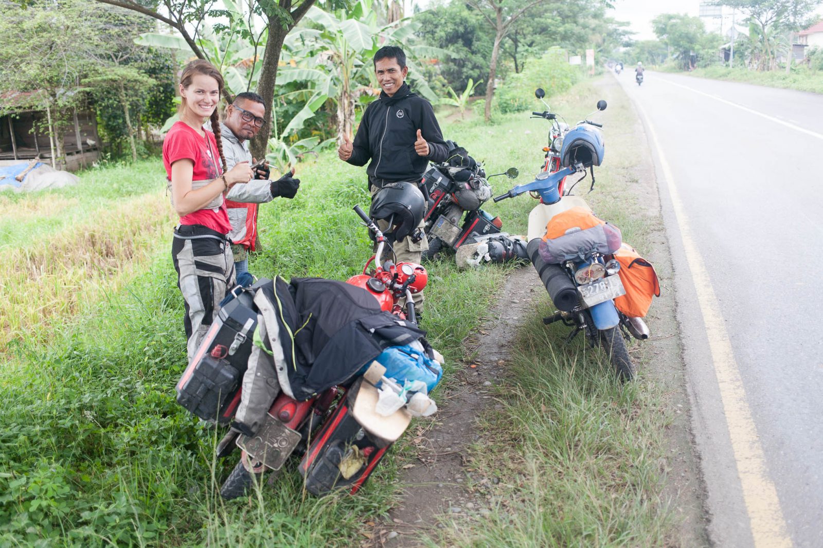 Indonéští motorkáři
