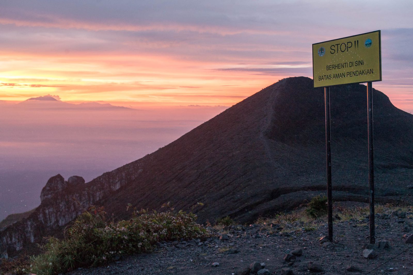 Merapi říká STOP